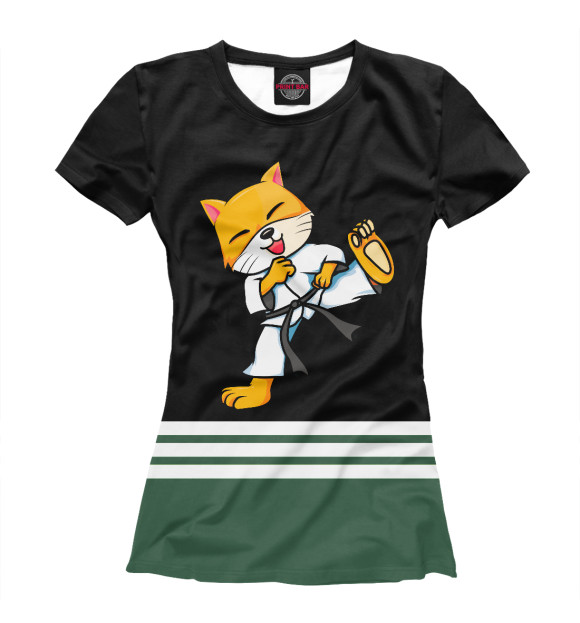 Футболка Karate Cat для девочек 