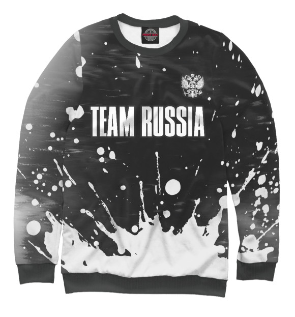 Мужской Свитшот Russia - Герб | Team Russia