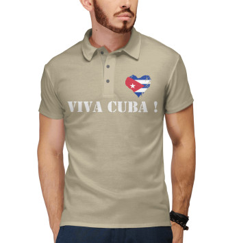Мужское Поло Viva Cuba!
