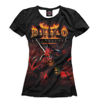 Футболка для девочек Diablo II: Resurrected