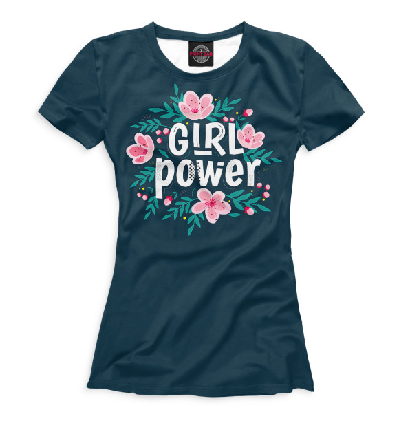 Футболка Girl power для девочек 