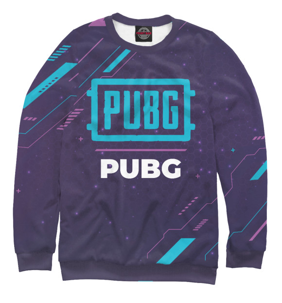 Женский Свитшот PUBG Gaming Neon