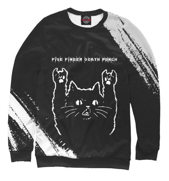 Свитшот Five Finger Death Punch Cat для девочек 