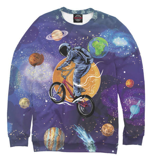 Свитшот Space bicycle для мальчиков 