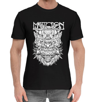 Мужская Хлопковая футболка Mastodon (demon)