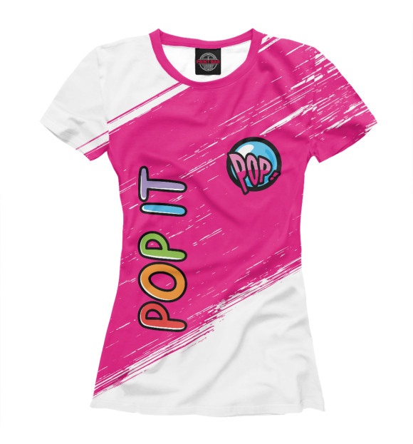 Футболка Поп Ит - Краска для девочек 