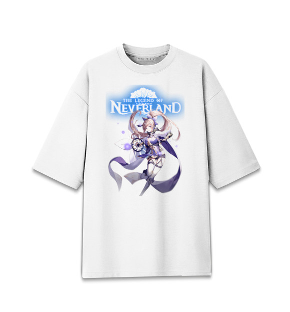 Женская Хлопковая футболка оверсайз The Legend of Neverland