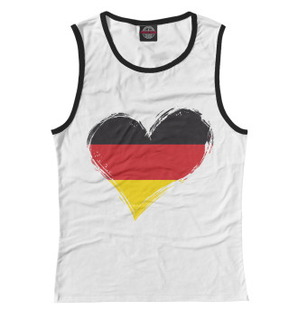 Майка для девочек Сердце Германии (флаг)