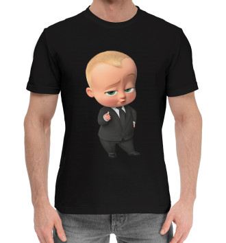 Хлопковая футболка Босс Молокосос