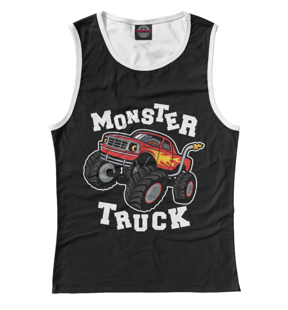 Майка Monster truck для девочек 