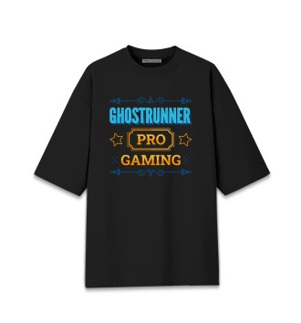 Хлопковая футболка оверсайз Ghostrunner PRO Gaming