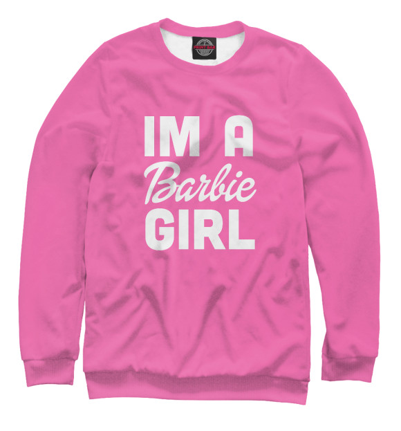 Свитшот IM A Barbie GIRL для девочек 