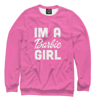 Свитшот для девочек IM A Barbie GIRL