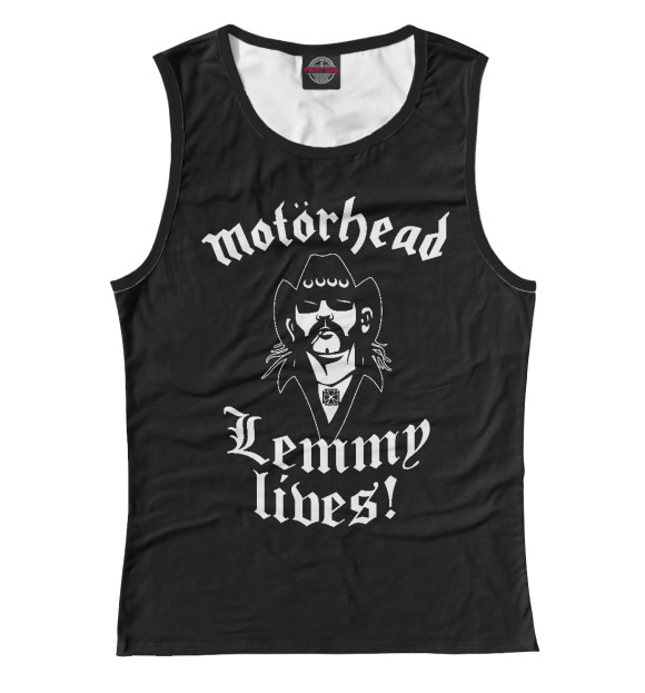 Майка Motorhead. Lemmy Lives. для девочек 