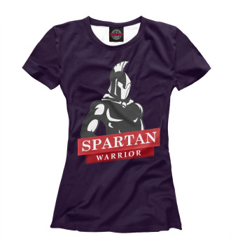 Женская Футболка Спартанский воин