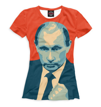 Футболка для девочек Путин