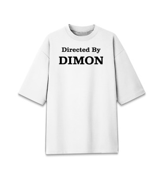 Женская Хлопковая футболка оверсайз Directed By Dimon