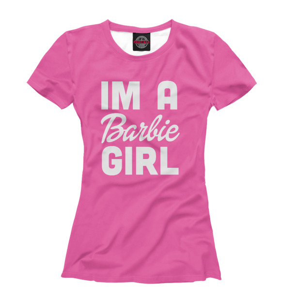 Футболка IM A Barbie GIRL для девочек 