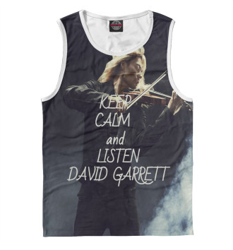 Майка Keep calm and listen David Garrett