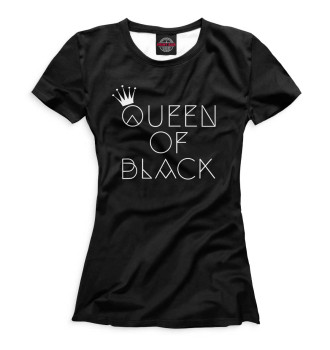 Футболка для девочек Queen of black