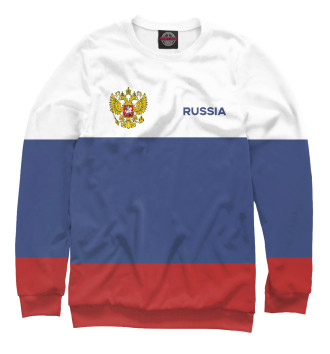 Свитшот для девочек Russia Tricolour