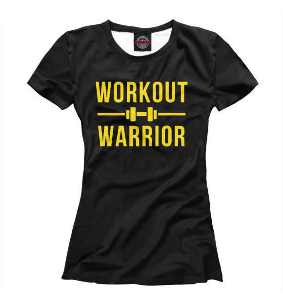 Футболка Workout warrior для девочек 