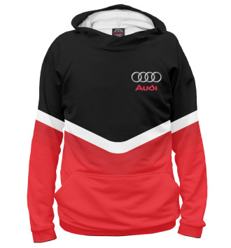 Худи для мальчиков Audi Black & Red