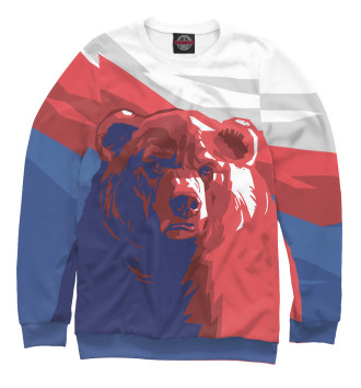 Свитшот для мальчиков Российский медведь