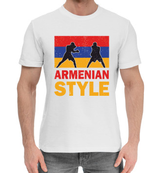 Хлопковая футболка Армянский стиль