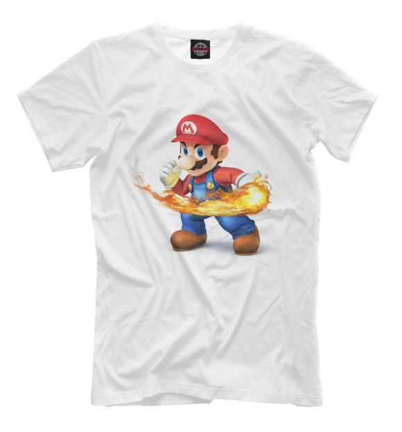 Мужская Футболка Super Mario Smash Bros