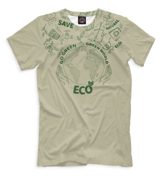 Футболка Go Green Green World Eco