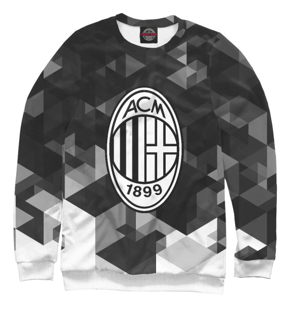 Свитшот AC Milan Sport Black&White для девочек 