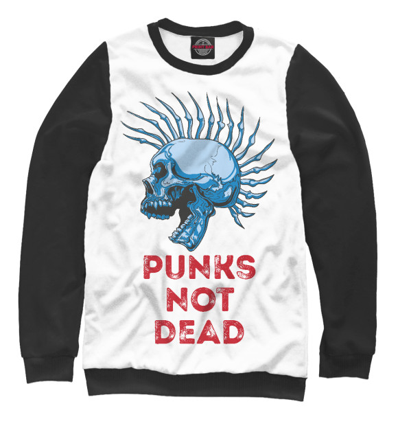 Свитшот Punks not dead для девочек 