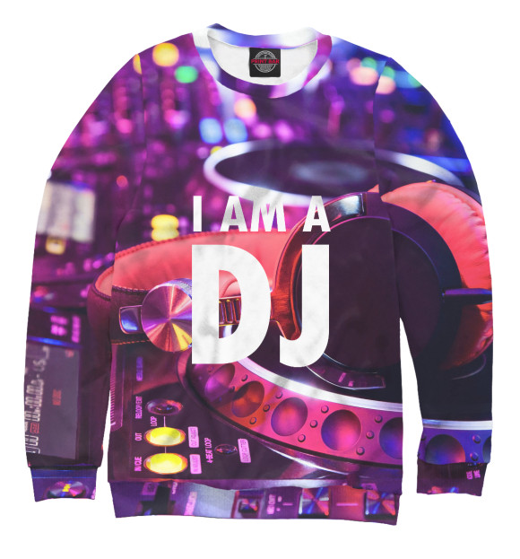 Свитшот I am a DJ для девочек 