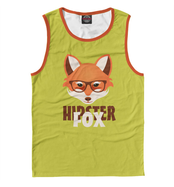 Майка Hipster Fox для мальчиков 