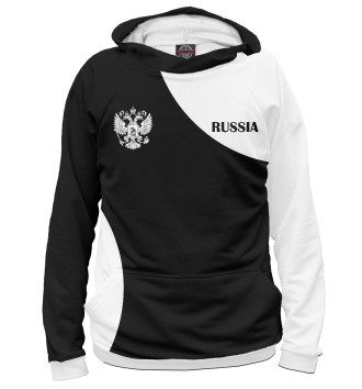 Худи для девочек Russia Black&White