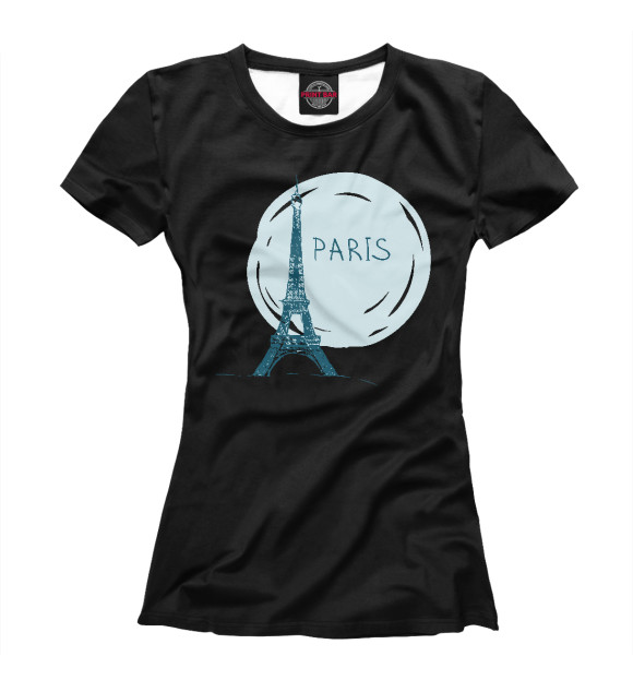 Футболка Париж для девочек 
