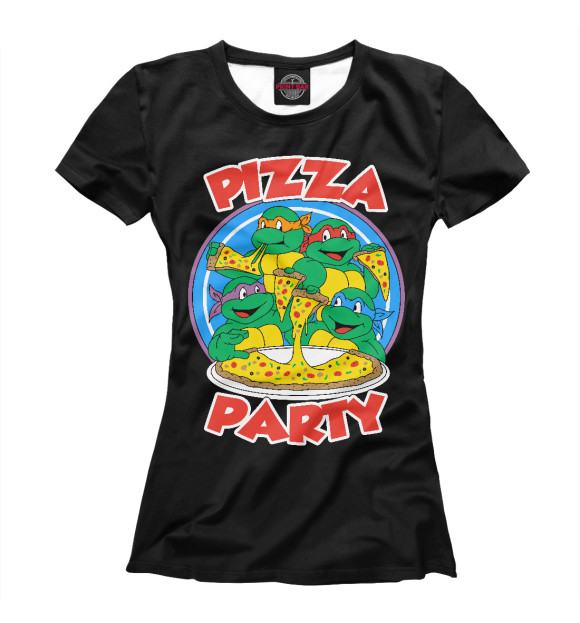Футболка Pizza Party для девочек 