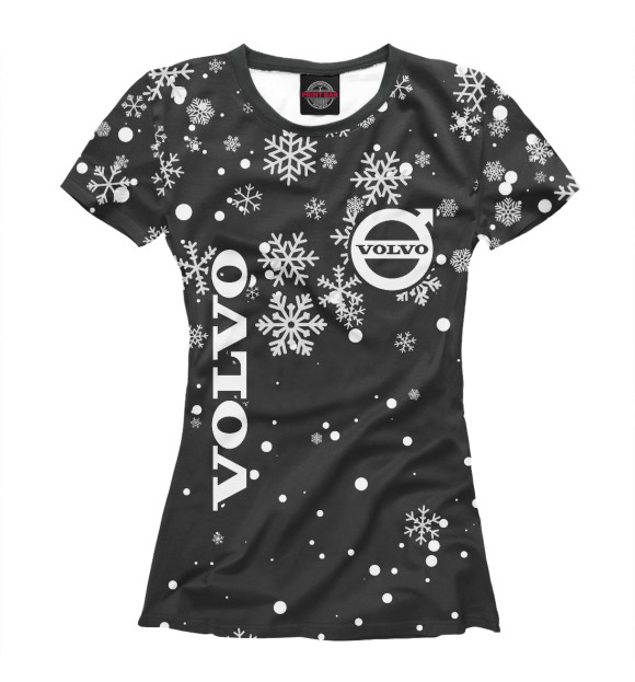 Футболка Volvo - Snow для девочек 
