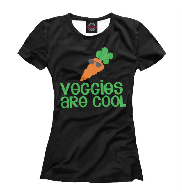 Футболка Veggies Are Cool для девочек 