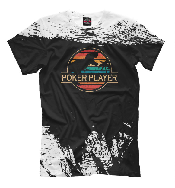 Футболка Poker Player Dinosaur для мальчиков 