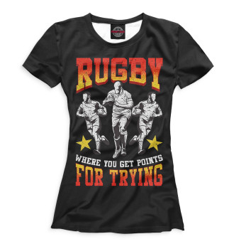 Футболка для девочек Rugby For Trying