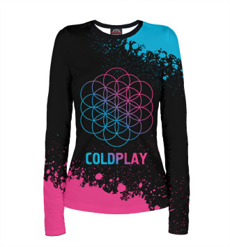 Лонгслив Coldplay Neon Gradient (colors)