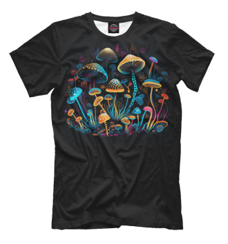 Мужская Футболка Magic mushrooms