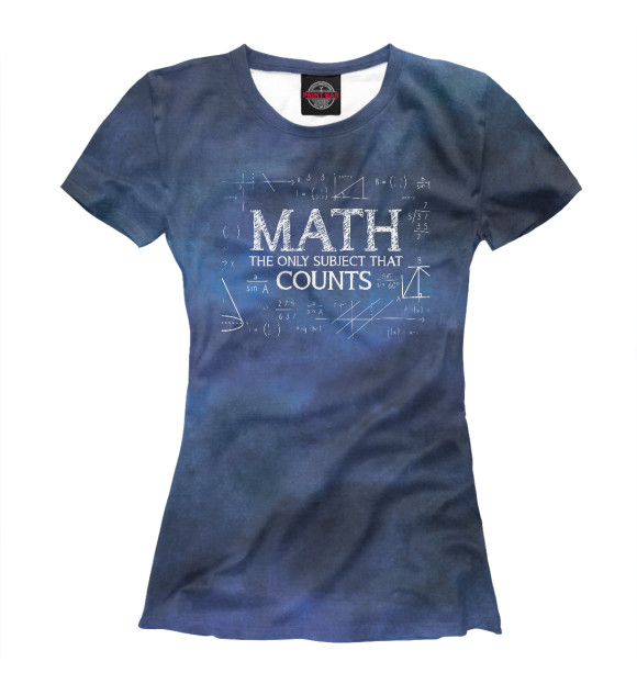 Футболка Algebra Science Geek Calcul для девочек 