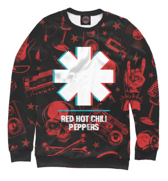 Свитшот для мальчиков Red Hot Chili Peppers Rock Glitch