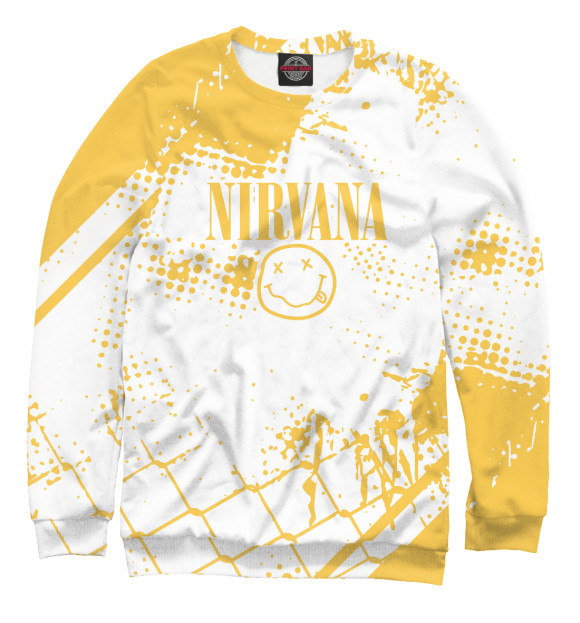 Свитшот Nirvana (yellow) для мальчиков 