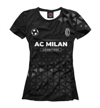Футболка для девочек AC Milan Форма Champions