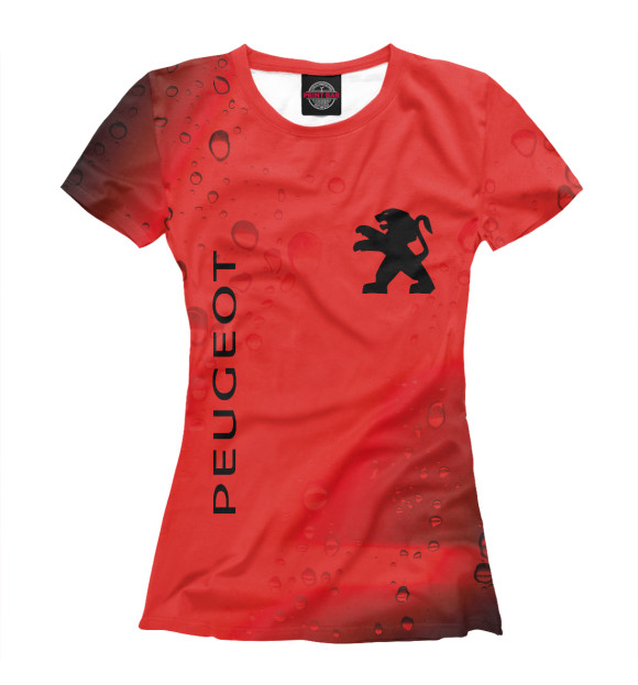 Футболка Peugeot / Пежо для девочек 
