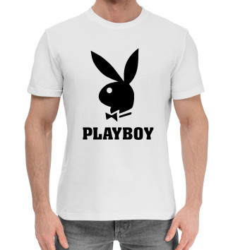 Мужская Хлопковая футболка PLAYBOY